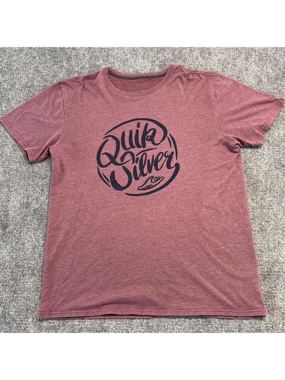 Quick Silver Surf T-Shirt with black 'Quick Silver' logo